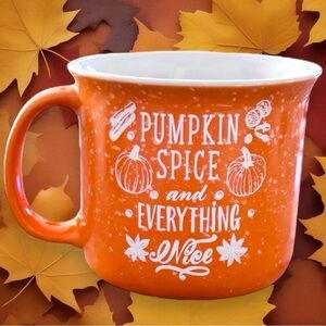 Autumn Pumpkin Spice Campfire Coffee Mug 14 oz